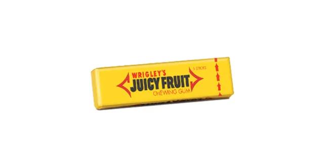 Die Packung Wrigley´s Juicy Fruit Kaugummi