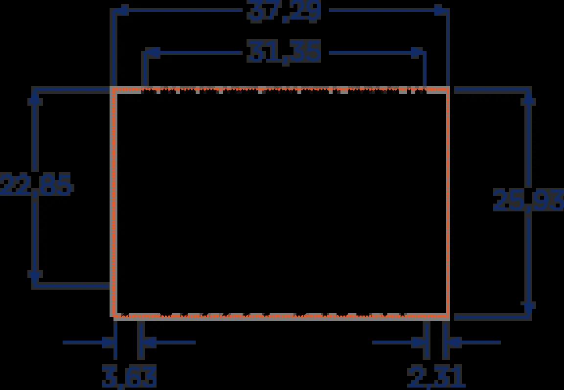 Abbildung der Nominalabmessungen eines EAN-13