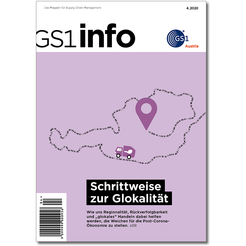 Cover Fachmagazin GS1 info 4.2020
