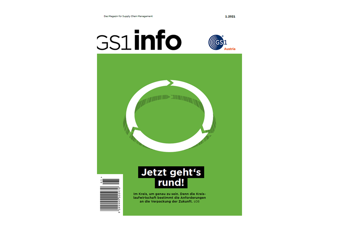 Cover der GS1 info 1.2021