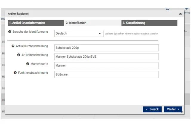 GS1 Sync enthaelt alle Artikelstammdaten