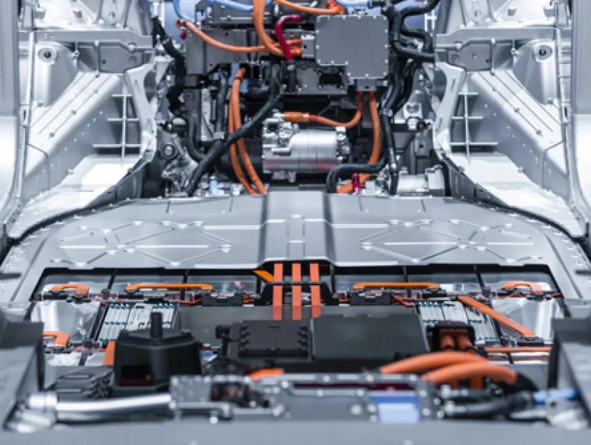 Foto einer Industriebatterie