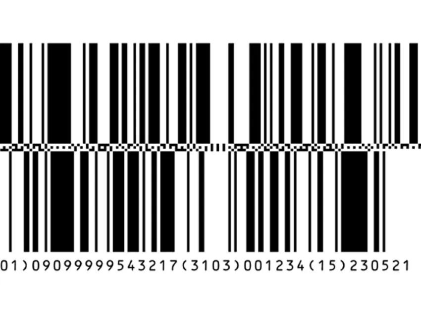 GS1 DataBar expanded stacked