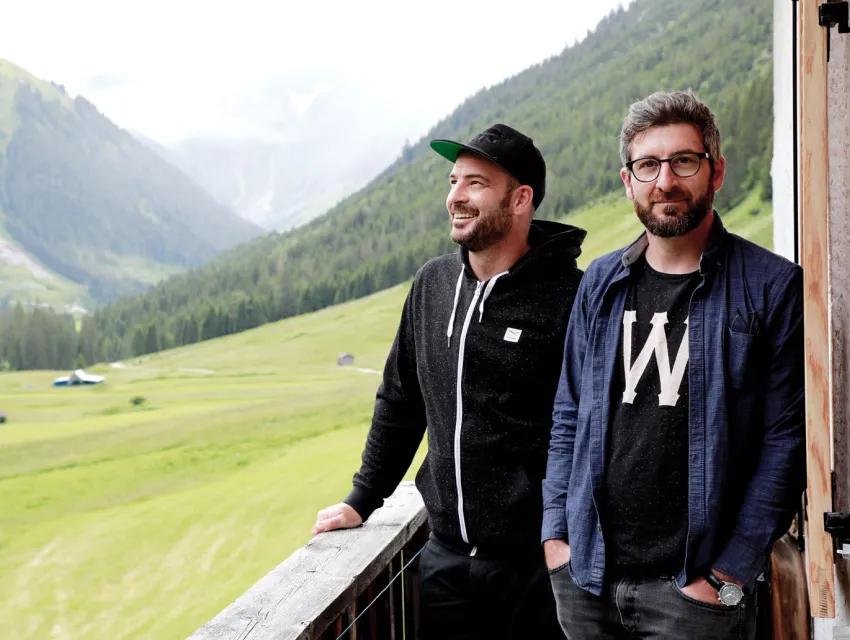 Foto von Bernhard und Roland Wolf