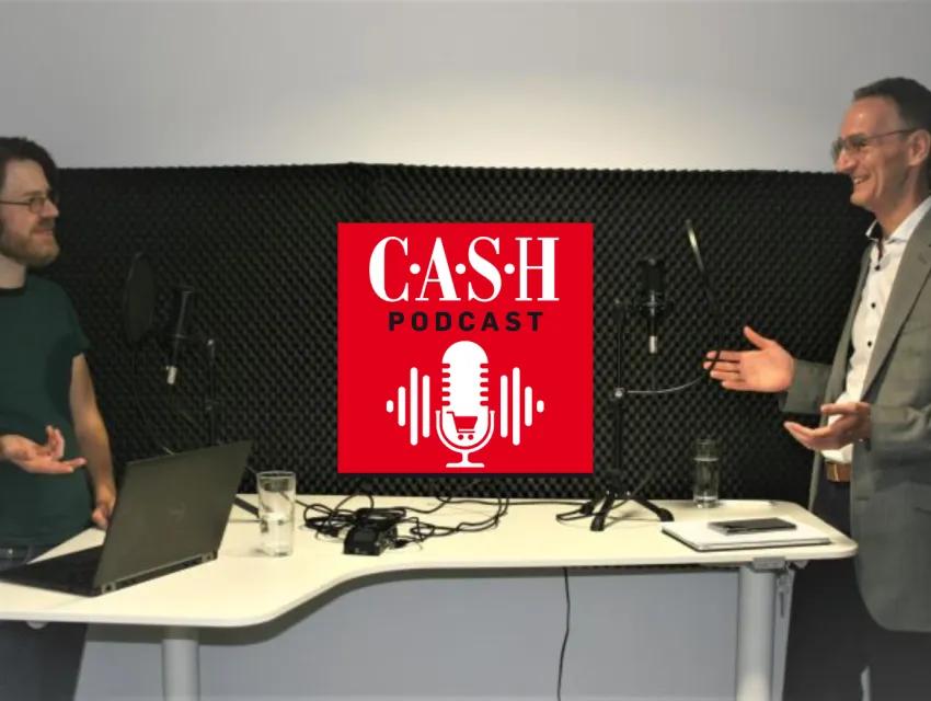 Foto bei CASH Podcast von Schaeffer und Stiefel