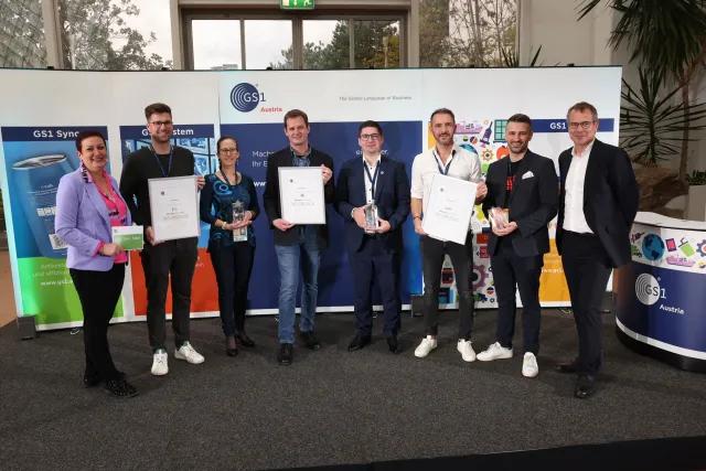 Gruppenfoto der GS1 Sync Stars 2022