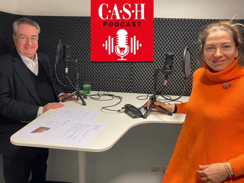 Foto beim CASH Podcast von Hartig und Jurik
