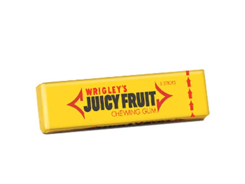 Die Packung Wrigley´s Juicy Fruit Kaugummi