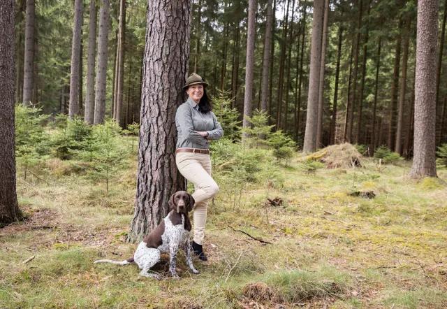 Verena-Diana Rosenkranz im Wald