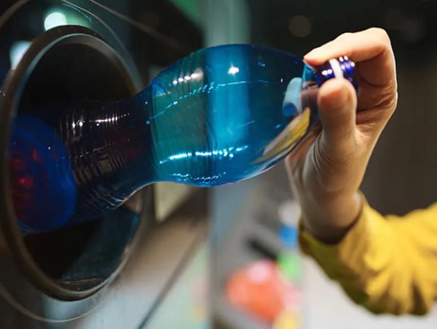 Foto eines Pfandautomats