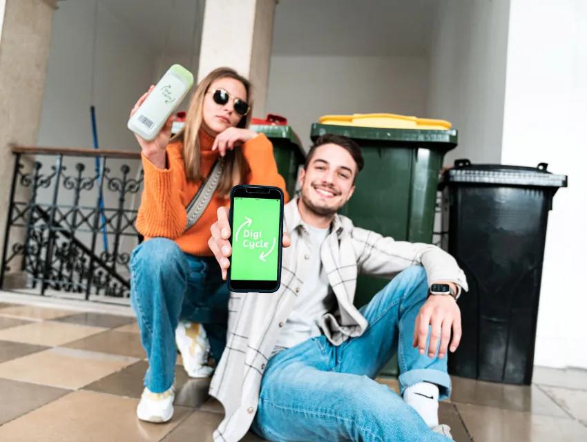 Testimonials nutzen Digi-Cycle-App zur Abfalltrennung