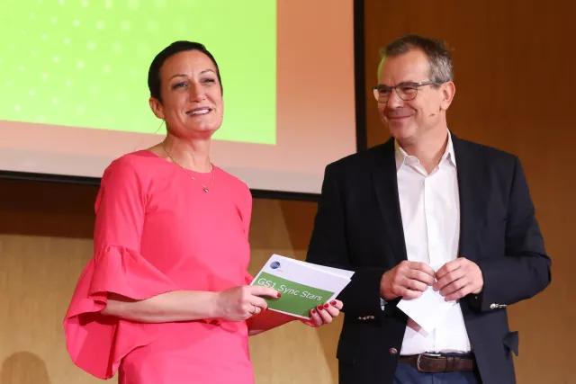 Moderationsteam Barbara Wendelin und Gregor Herzog