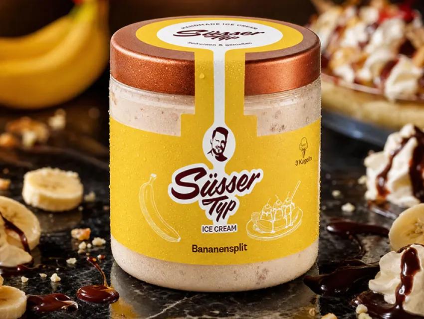 Eissorte Bananensplit