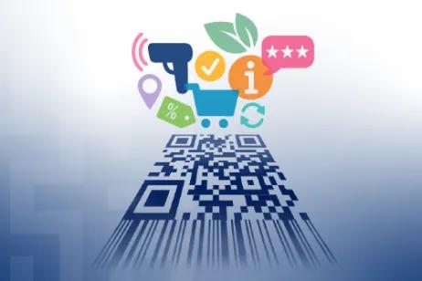 Illustration zeigt die Potentiale des 2D-Codes