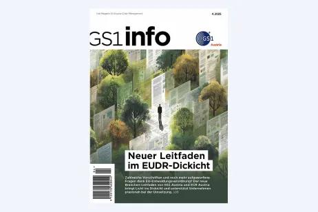 GS1 info 4.2025 mit Schwerpunkt „EU-Entwaldungsverordnung EUDR“