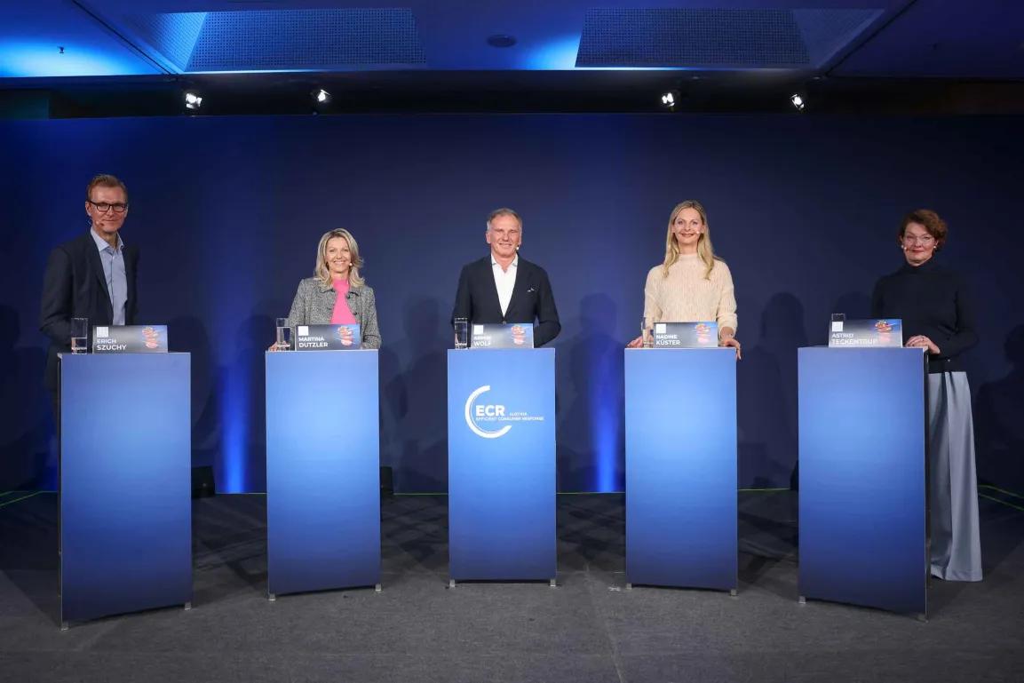 Foto der Podiumsdiskussion am ECE Tag 2023