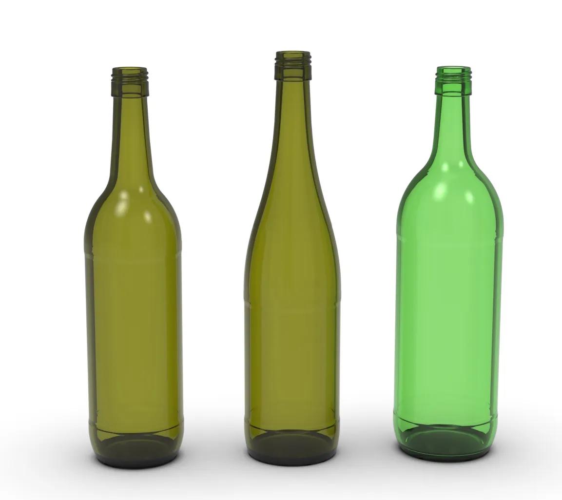 Foto von verschiedenen Weinflaschen
