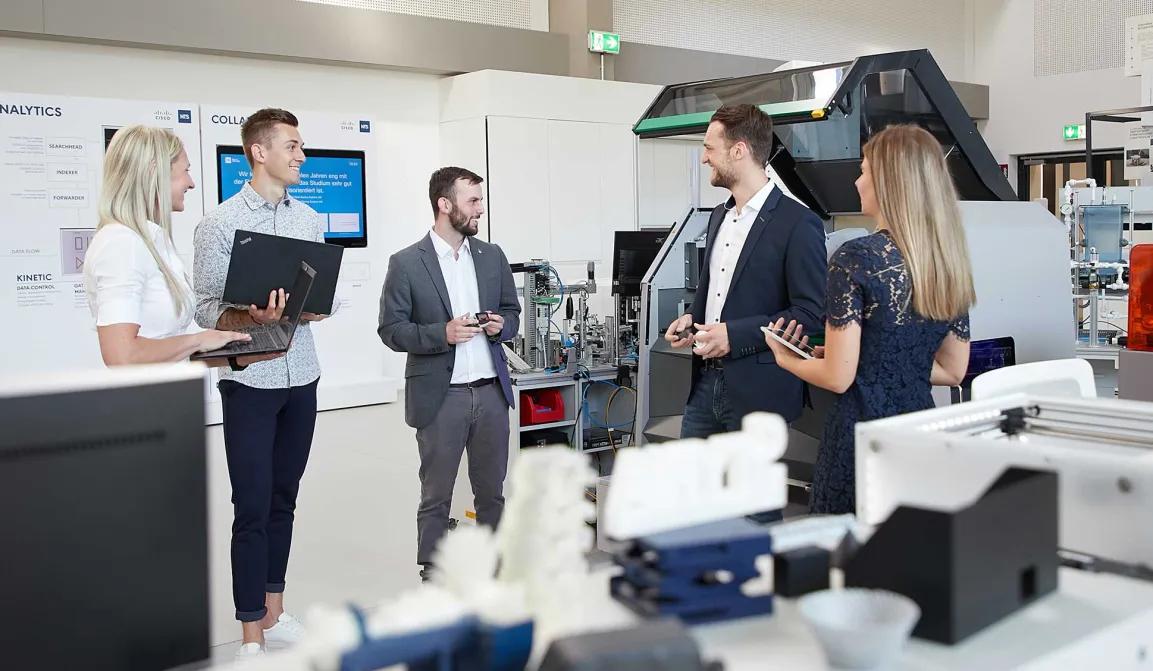 Foto des Teams des Smart Production Lab
