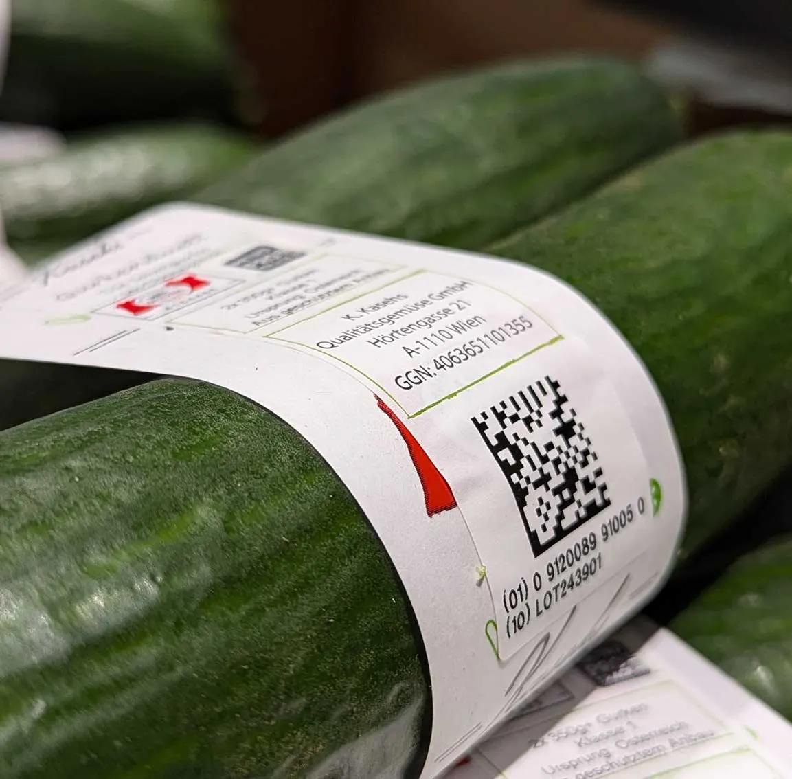 GS1 DataMatrix auf Etiketten bei METRO