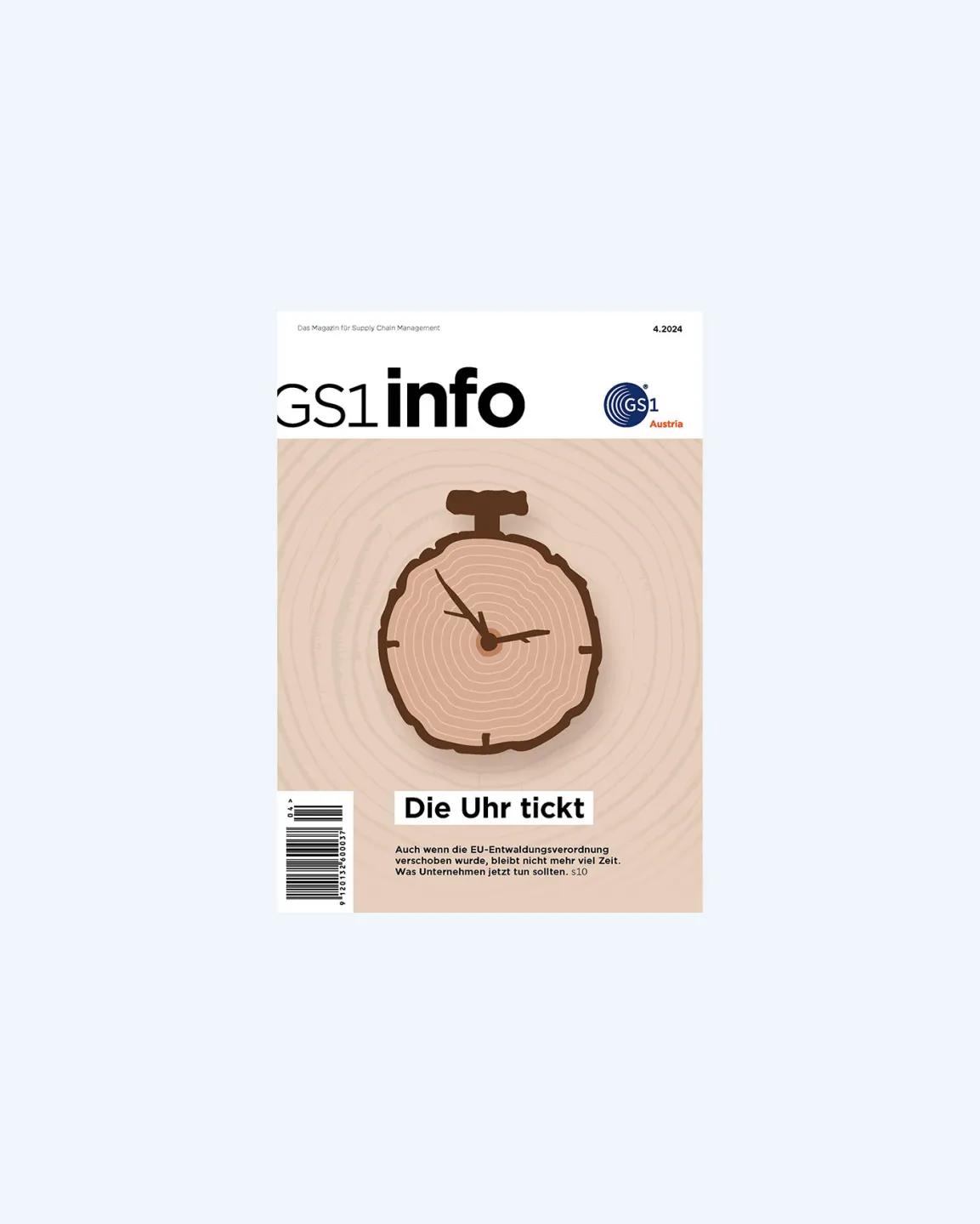 GS1 info 3.2024 mit Schwerpunkt EU-Entwaldungsverordnung