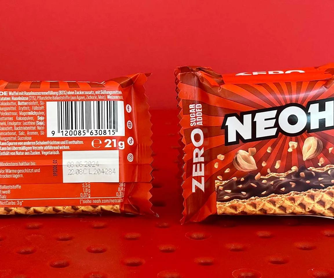 EAN-13 auf einer Produktverpackung von NEOH