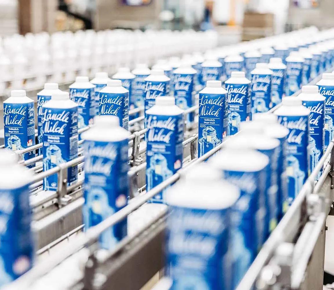 Abfüll-Anlage bei Vorarlberg Milch