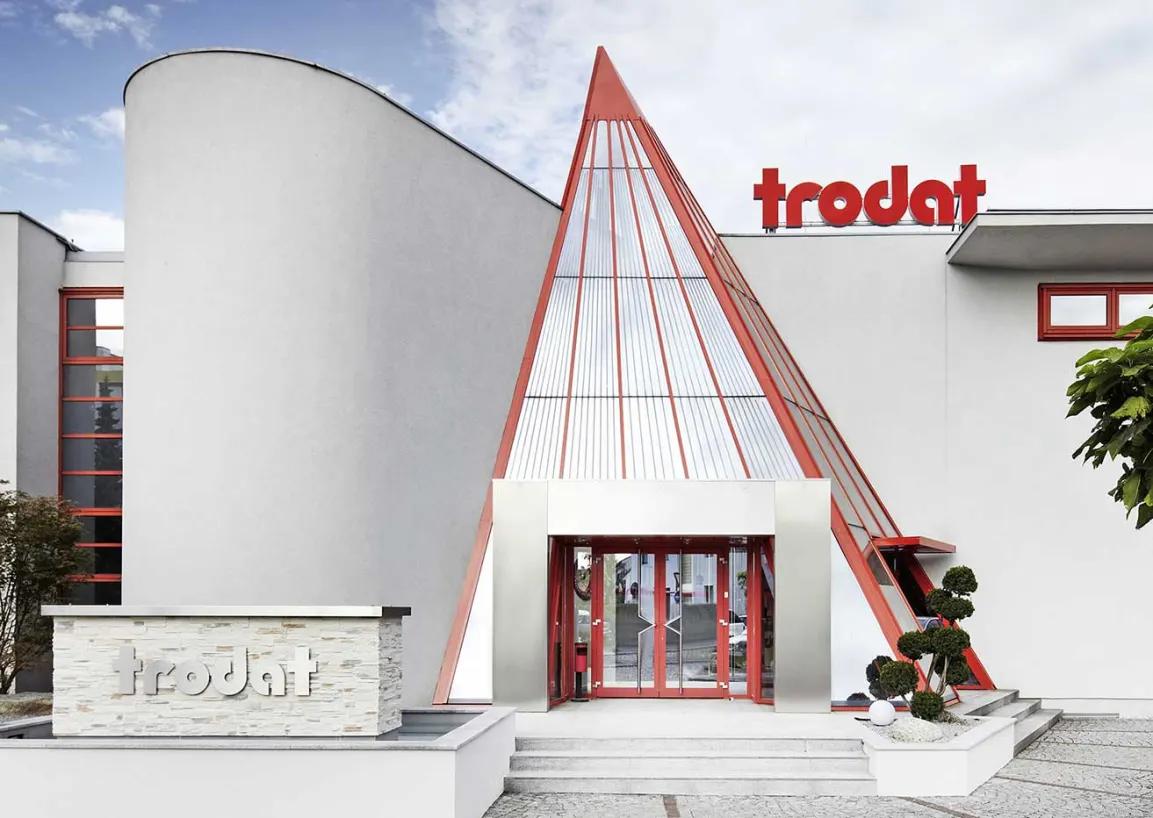 Gebäude des Trodat Firmenstandorts in Wels