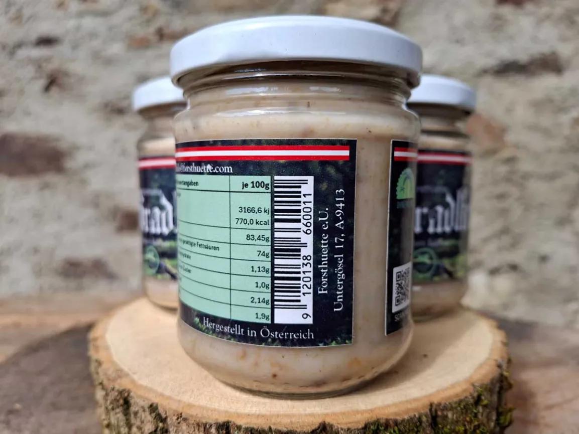 Produkt Bradlfett'n im Glas mit GTIN von GS1