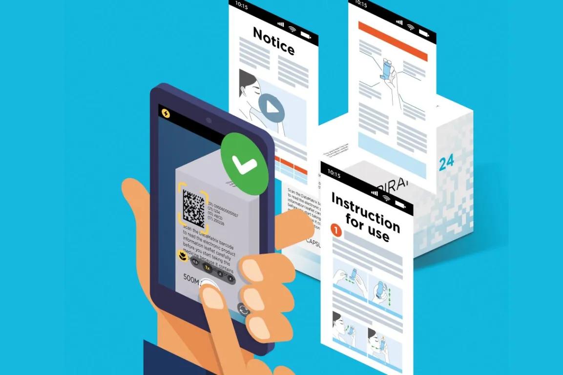 Elektronische Produktinformation für Arzneimittel (ePI) per GS1 DataMatrix Scan