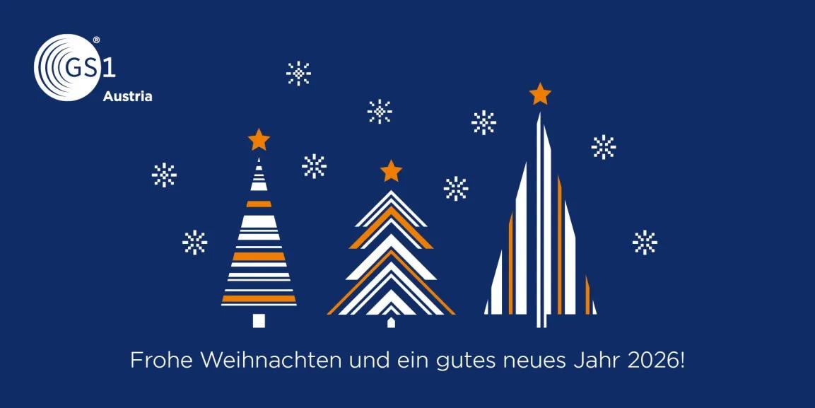 Illustration der Weihnachtswünsche von GS1 Austria
