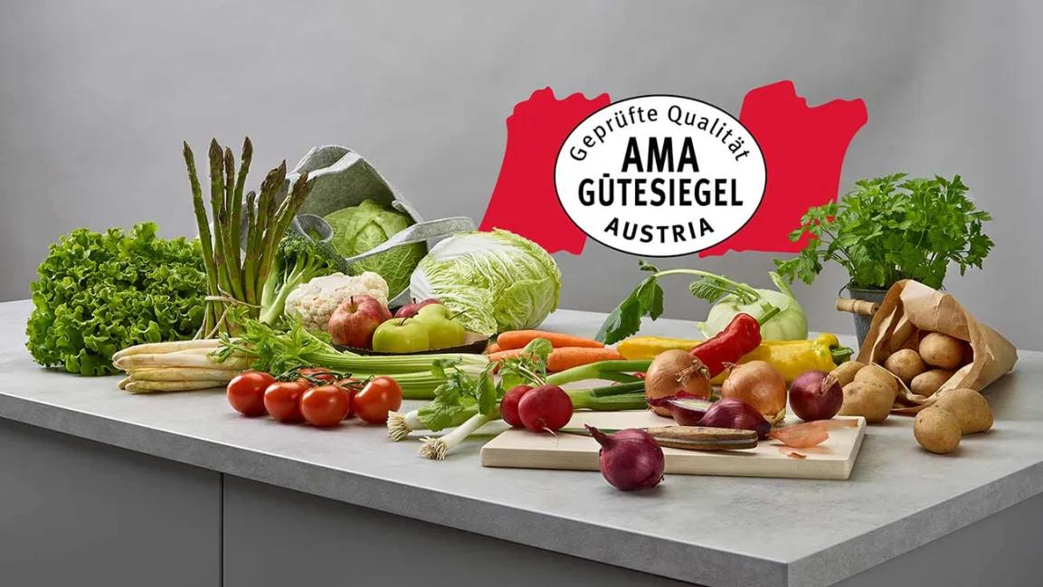Gemüse mit AMA-Gütesiegel