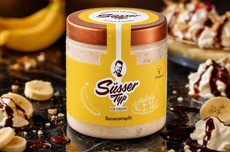 Eissorte Bananensplit
