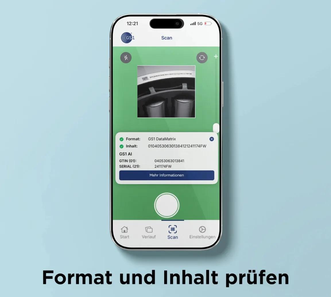 Format und Inhalt prüfen