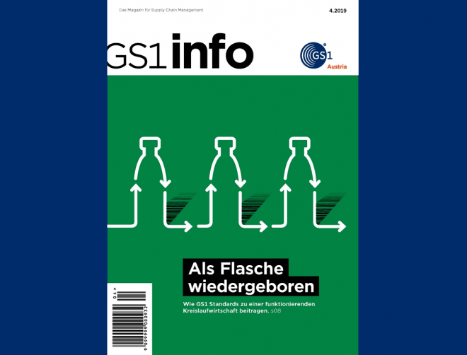 Cover GS1 info 4.2019 Das Cover der GS1 info aus dem April 2019