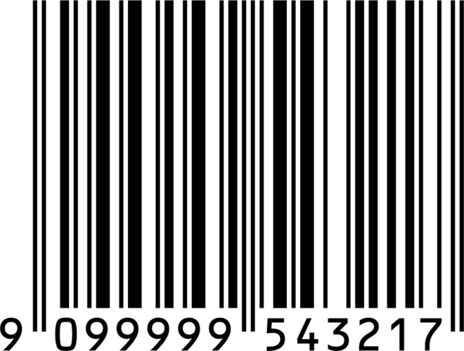 EAN-13 Strichcode Abbildung eines EAN-13 Strichcodes