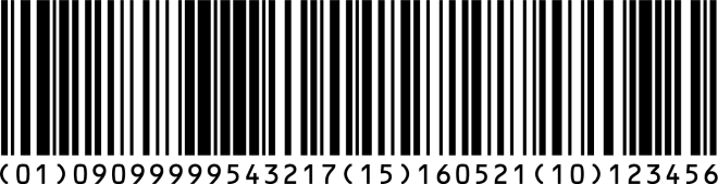 GS1-128 Abbildung eines GS1-128