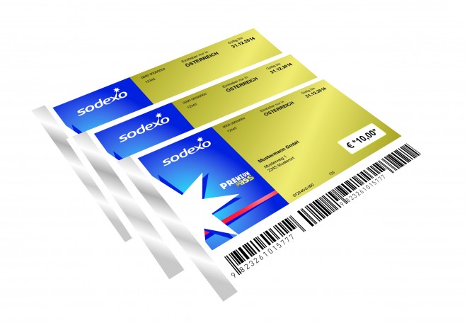 Sodexo Gutscheine Abbildung von Sodexo Gutscheinen