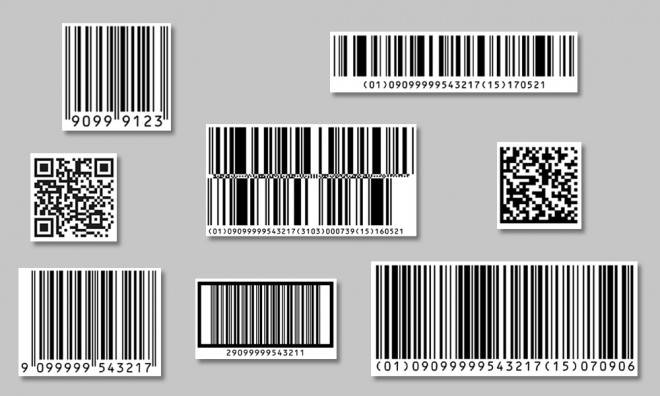 Strichcodes Übersicht Strichcodes