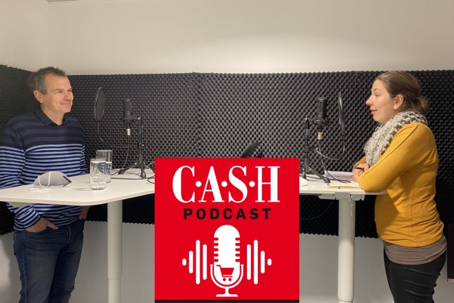 Gregor Herzog und Margarethe Jurik im CASH Podcast