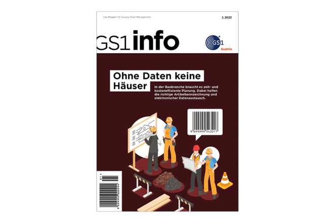 GS1 info 1.2023 mit Schwerpunkt „Bauen“ GS1 info 1.2023