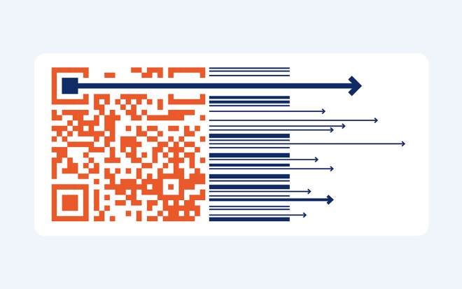 1D Code oder 2D Code