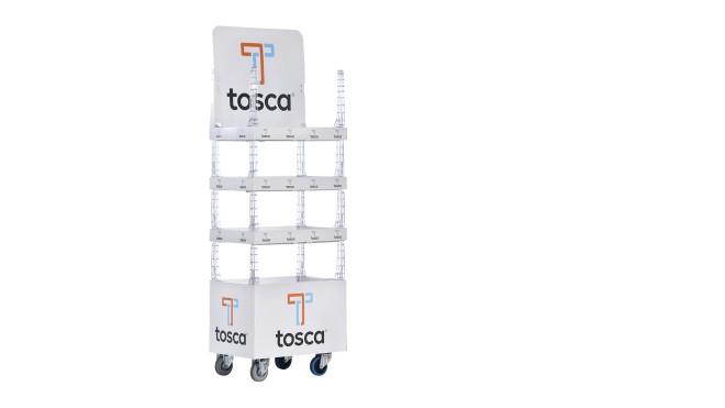 Mehrweg Display der Firma tosca
