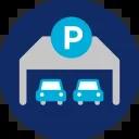 Icon zeigt eine Parkgarage