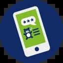 Icon zeigt ein Handy